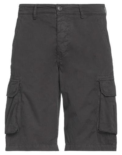 40weft Man Shorts & Bermuda Shorts Steel Grey Size 38 Cotton