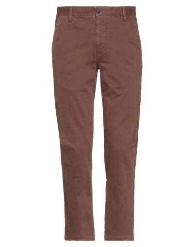 Grey Daniele Alessandrini Pants In Brown