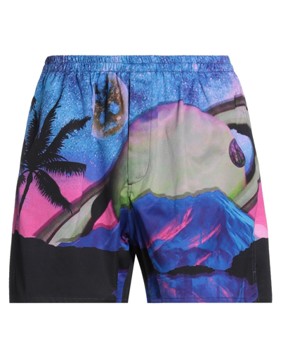 VALENTINO VALENTINO GARAVANI MAN SHORTS & BERMUDA SHORTS BLUE SIZE 38 COTTON