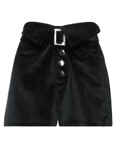 U R Ink Woman Shorts & Bermuda Shorts Black Size S Polyester