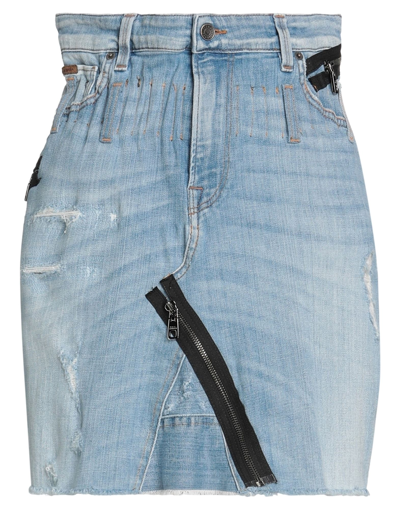 Dolce & Gabbana Denim Skirts In Blue