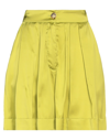 Solotre Woman Shorts & Bermuda Shorts Lime Green Size 4 Viscose