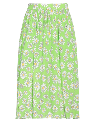 Boutique Moschino Midi Skirts In Green