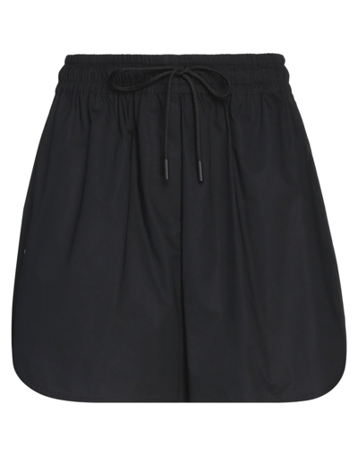 Solotre Woman Shorts & Bermuda Shorts Black Size 4 Cotton