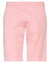 Coroglio By Entre Amis Man Shorts & Bermuda Shorts Pink Size 30 Cotton, Elastane