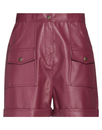 Philosophy Di Lorenzo Serafini Woman Shorts & Bermuda Shorts Mauve Size 6 Polyurethane, Viscose In Purple