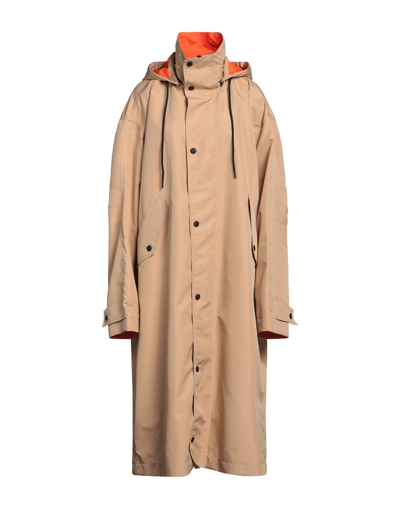 Msgm Overcoats In Beige