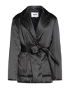 Msgm Coats In Black