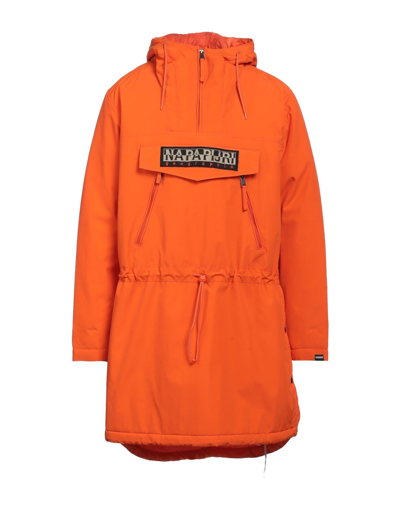 Napapijri Down Jackets In Orange