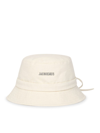 Jacquemus Le Bob Gadjo Bucket Hat In White