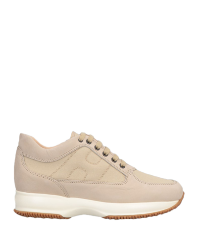 Hogan Sneakers In Beige