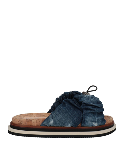 Hogan Sandals In Blue