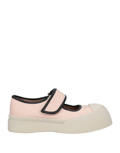 Marni Ballet Flats In Light Pink