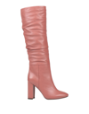 L'autre Chose Knee Boots In Pastel Pink