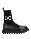 Dolce & Gabbana Ankle Boots In Black