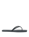 Carlotha Ray Toe Strap Sandals In Grey