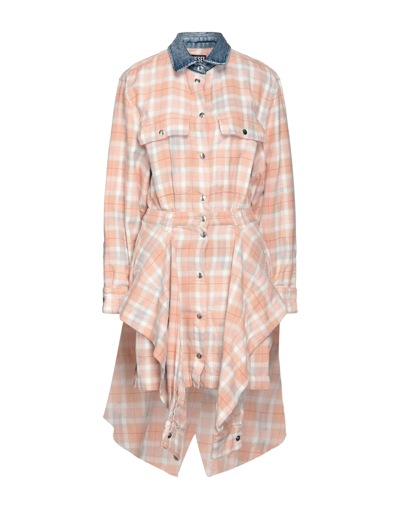 Diesel Short Dresses In Beige