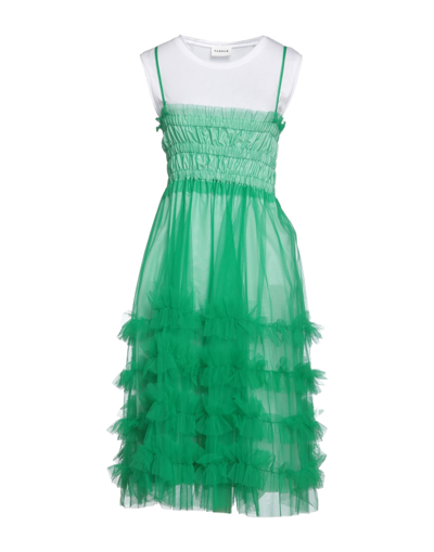 P.a.r.o.s.h Long Dresses In Green