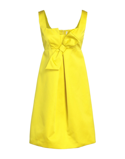 P.a.r.o.s.h Short Dresses In Yellow