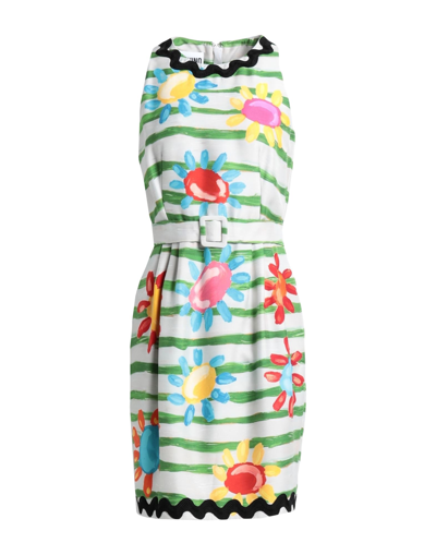 Moschino Short Dresses In Grey
