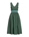 P.a.r.o.s.h Midi Dresses In Green