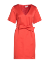 P.a.r.o.s.h Short Dresses In Red