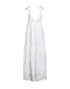 P.a.r.o.s.h P. A.r. O.s. H. Woman Maxi Dress White Size L Cotton, Polyester In White