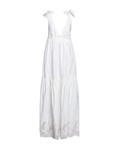 P.a.r.o.s.h Long Dresses In White