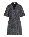 Sandro Short Dresses In Blue