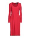 Dolce & Gabbana Midi Dresses In Red