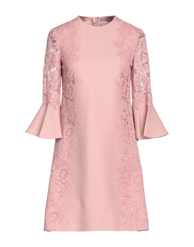 Valentino Short Dresses In Pink
