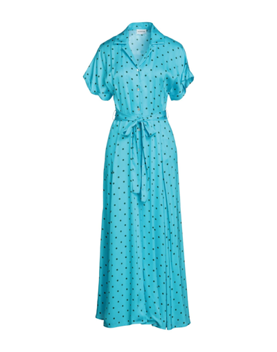 P.a.r.o.s.h Long Dresses In Blue