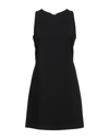 Solotre Short Dresses In Black