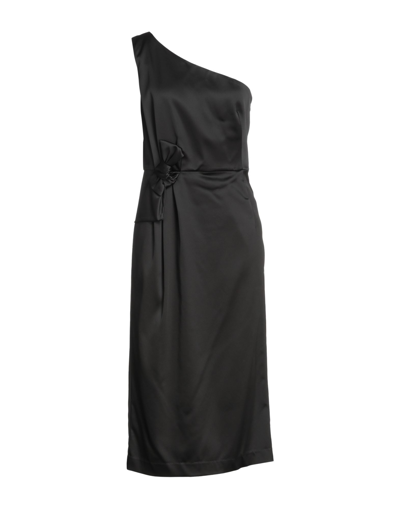 P.a.r.o.s.h Midi Dresses In Black