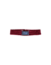 Stella Jean Belts In Maroon