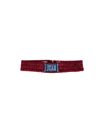 Stella Jean Belts In Maroon