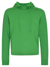 BOTTEGA VENETA PLAIN HOODED RIB SWEATER