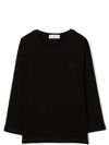 Paolo Pecora Solid-color Long-sleeve T-shirt In Black