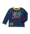 MIKI HOUSE EMBROIDERED LONG-SLEEVED T-SHIRT (1-3 YEARS)
