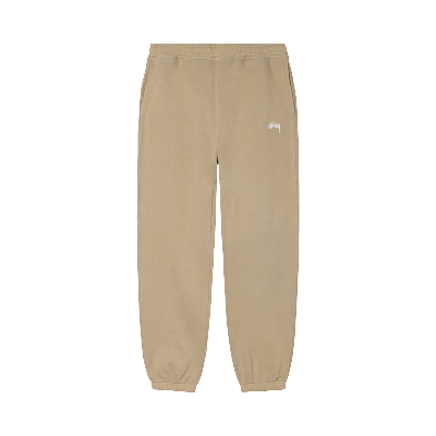 Pre-owned Stussy Overdyed Stock Logo Pant 'khaki' In Tan