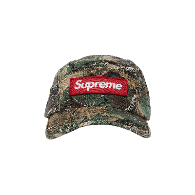 Pre-owned Supreme Military Camp Cap 'branch Olive Camo' In Multi-color