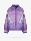 Khrisjoy Puff Khris Heart Down Jacket In Purple