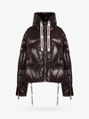 Khrisjoy Khris Iconic Chocolate Down Jacket In Brown