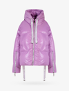 Khrisjoy Khris Iconic Shiny Puffer Jacket In Purple