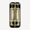Fornasetti Rectangular Tray Cavatappi In Gold/black