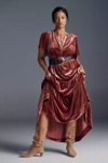 The Somerset Collection By Anthropologie The Somerset Maxi Dress: Velvet Edition In Purple