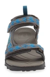 Teva Tanza Sport Sandal In Strike Dark Gull Gray