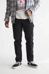 Dickies Duck Canvas Carpenter Pants In Washed Black