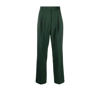 The Frankie Shop Green Bea Wide-leg Trousers In Green