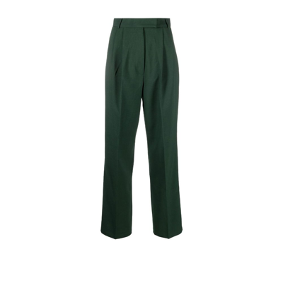 The Frankie Shop Green Bea Wide-leg Trousers